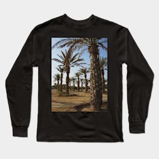 Palm trees in the middle of the farm Long Sleeve T-Shirt